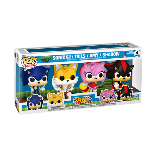 Funko Pop! Sonic the Hedgehog: Sonic the Hedgehog 4-Pack