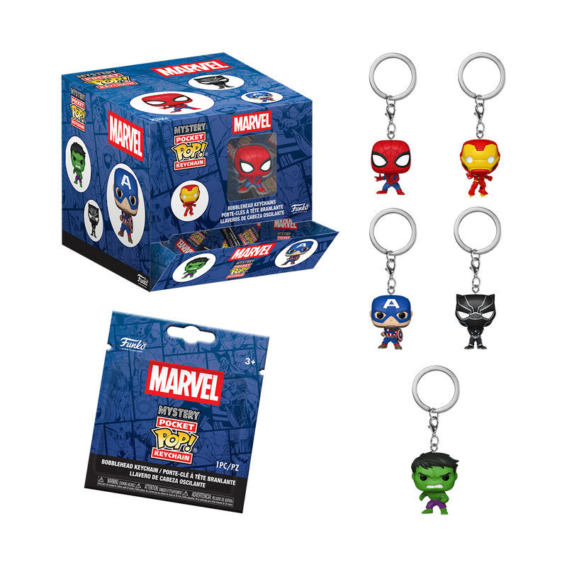 Funko Mystery Pop! Keychain: Marvel