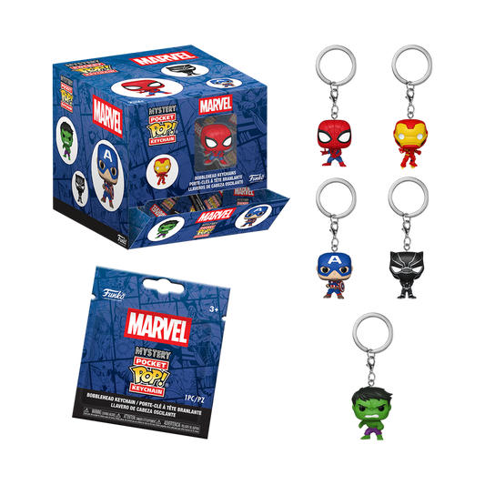 Funko Mystery Pop! Keychain: Marvel