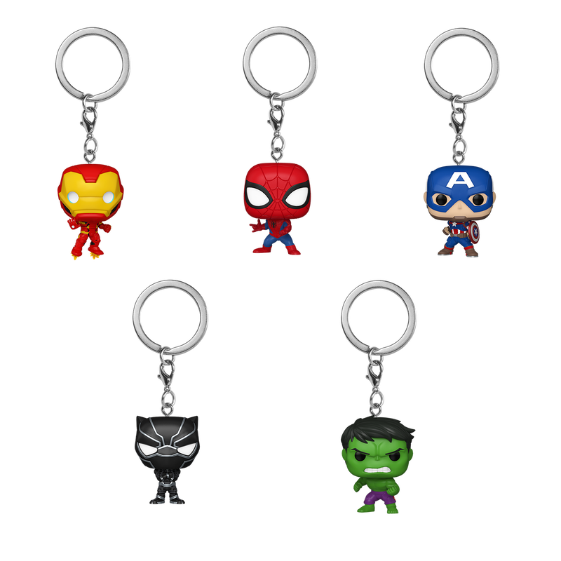 Funko Mystery Pop! Keychain: Marvel