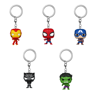 Funko Mystery Pop! Keychain: Marvel