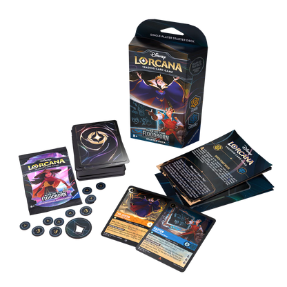 Disney Lorcana: Rise of the Floodborn Starter Deck (Amber & Sapphire) - Rise of the Floodborn (2)