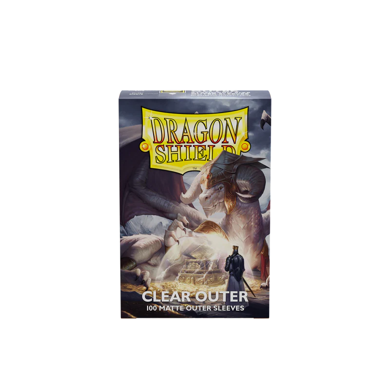 Dragon Shield Sleeves: Matte Outer Sleeves - Clear