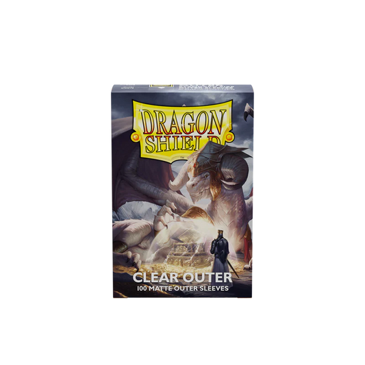Dragon Shield Sleeves: Matte Outer Sleeves - Clear