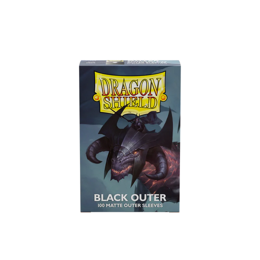Dragon Shield Sleeves: Matte Outer Sleeves - Black