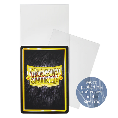 Dragon Shield Sleeves: Perfect Fit Standard Thick Inner - Clear