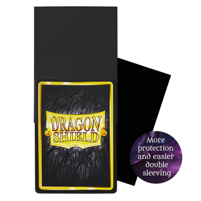 Dragon Shield Sleeves: Perfect Fit Standard Thick Inner - Black