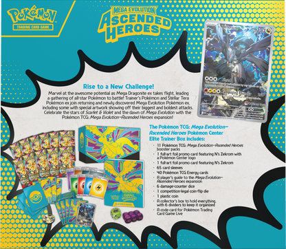 Pokémon TCG: Mega Evolution 02.5 Ascended Heroes - Elite Trainer Box (Pokémon Center)