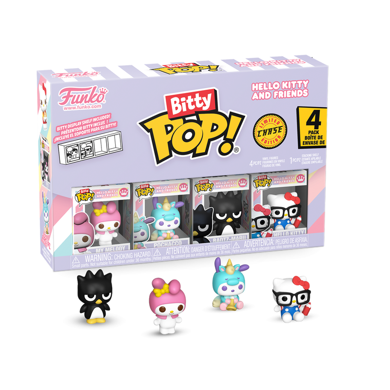 Funko Bitty Pop! Sanrio Hello Kitty and Friends My Melody Mini-Figure 4-Pack