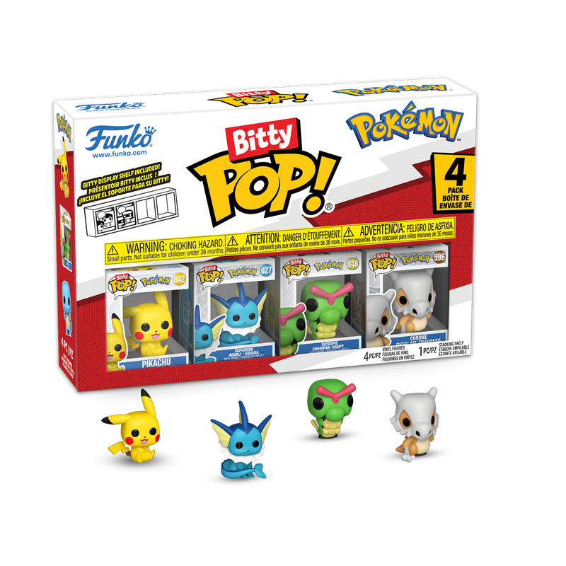 Funko Bitty Pop! Pokemon Pikachu Mini-Figure 4-Pack