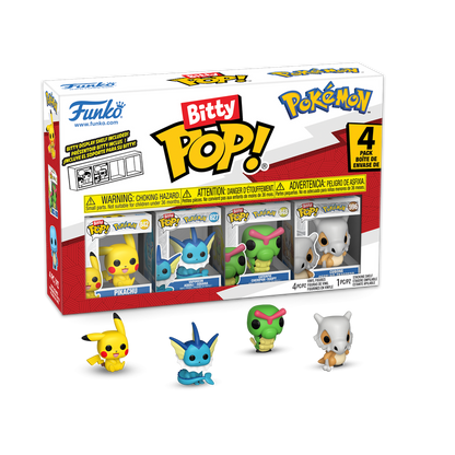 Funko Bitty Pop! Pokemon Pikachu Mini-Figure 4-Pack