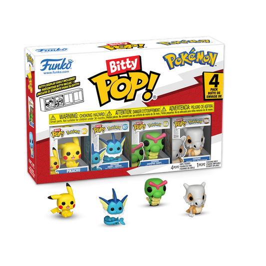 Funko Bitty Pop! Pokemon Pikachu Mini-Figure 4-Pack