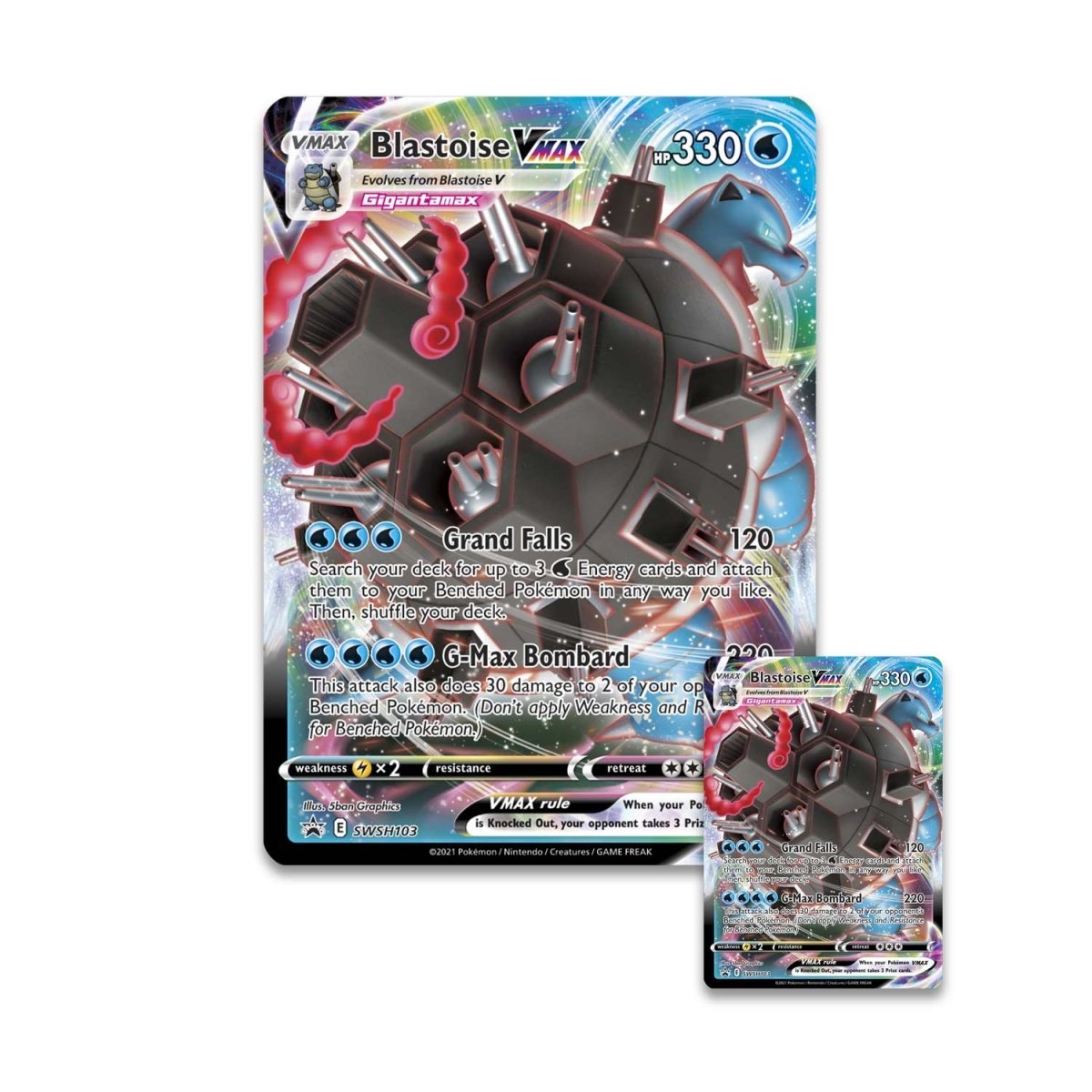 Pokemon TCG: Blastoise VMAX Battle Box