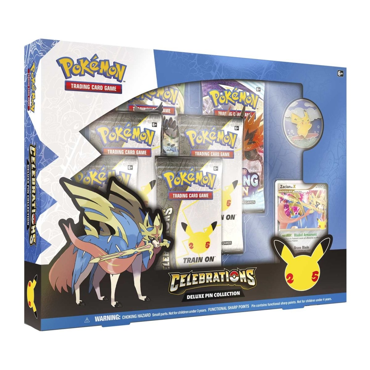 Pokémon TCG: Celebrations - Deluxe Pin Collection [Zacian lv.X]