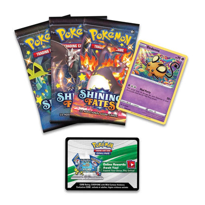 Pokemon TCG: Shining Fates Mad Party Pin Collection [Dedenne]