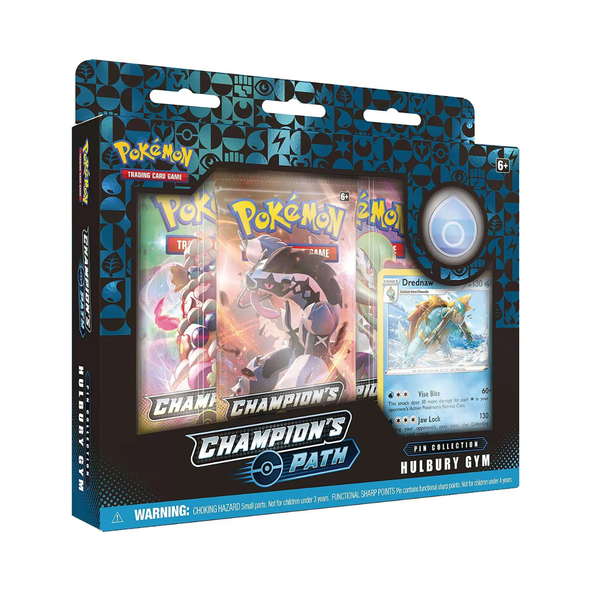 Pokémon TCG: Champion's Path - 3 Pack Pin [Hulbury Gym]