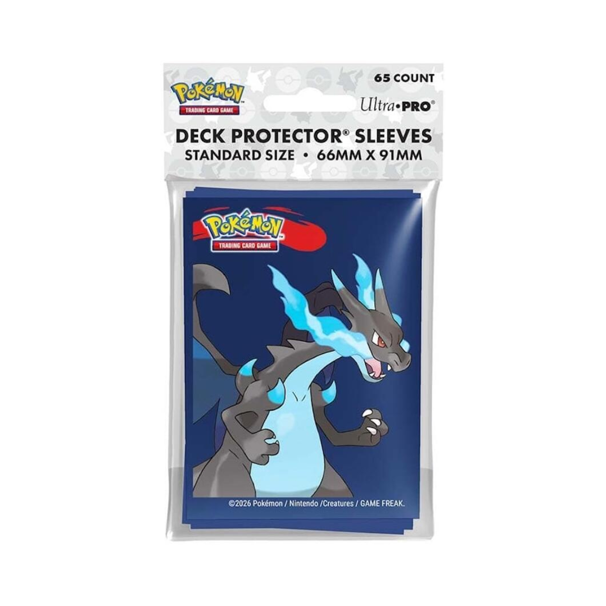 Card Sleeves: Pokémon - Mega Charizard X (65ct)