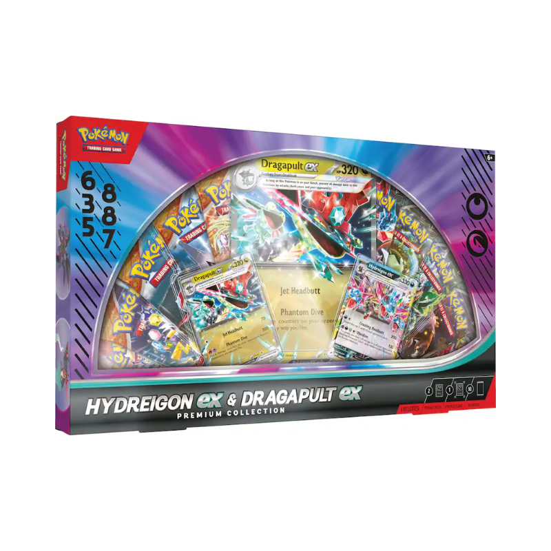Pokémon TCG: Hydreigon ex & Dragapult ex - Premium Collection
