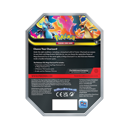Pokémon TCG: Mega Charizard Tin [Charizard Y]