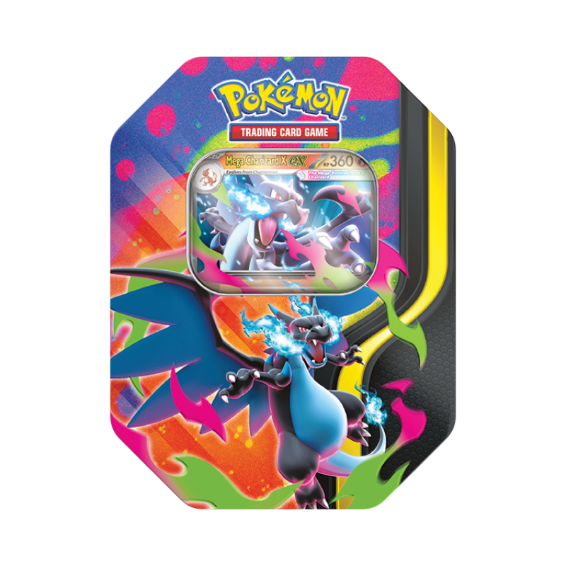 Pokémon TCG: Mega Charizard Tin [Charizard X]