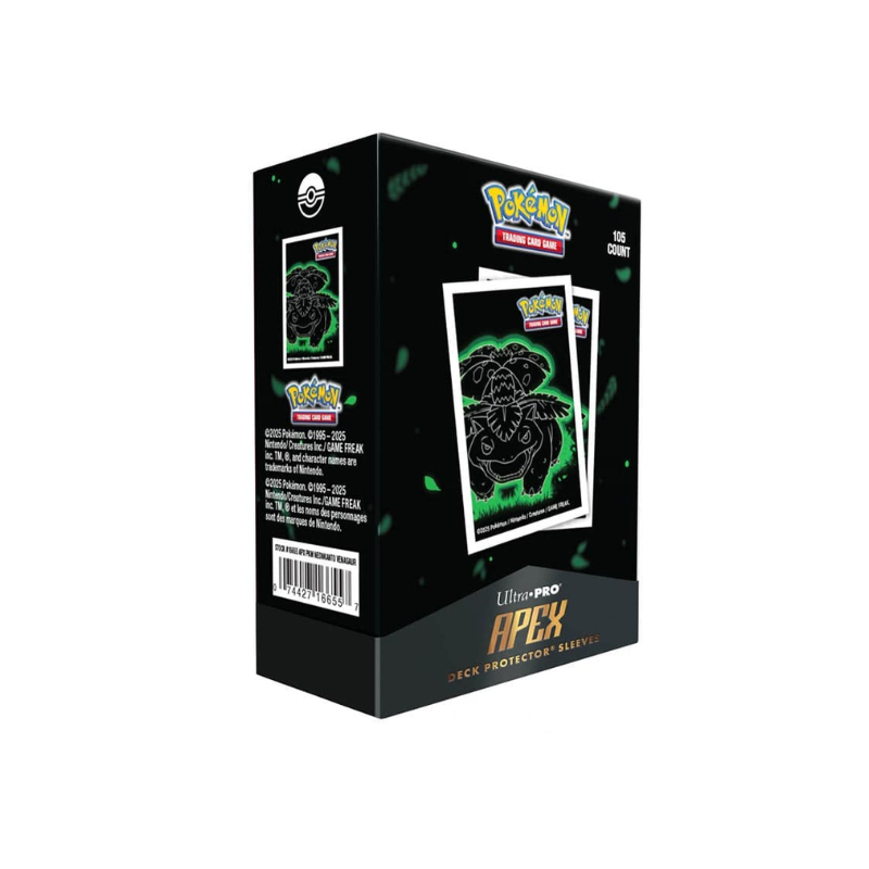 Card Sleeves: Pokémon Apex- Neon Kanto- Venusaur (105ct)