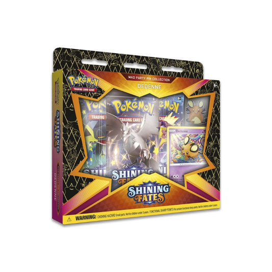 Pokémon TCG: Shining Fates Mad Party Pin Collection [Dedenne]