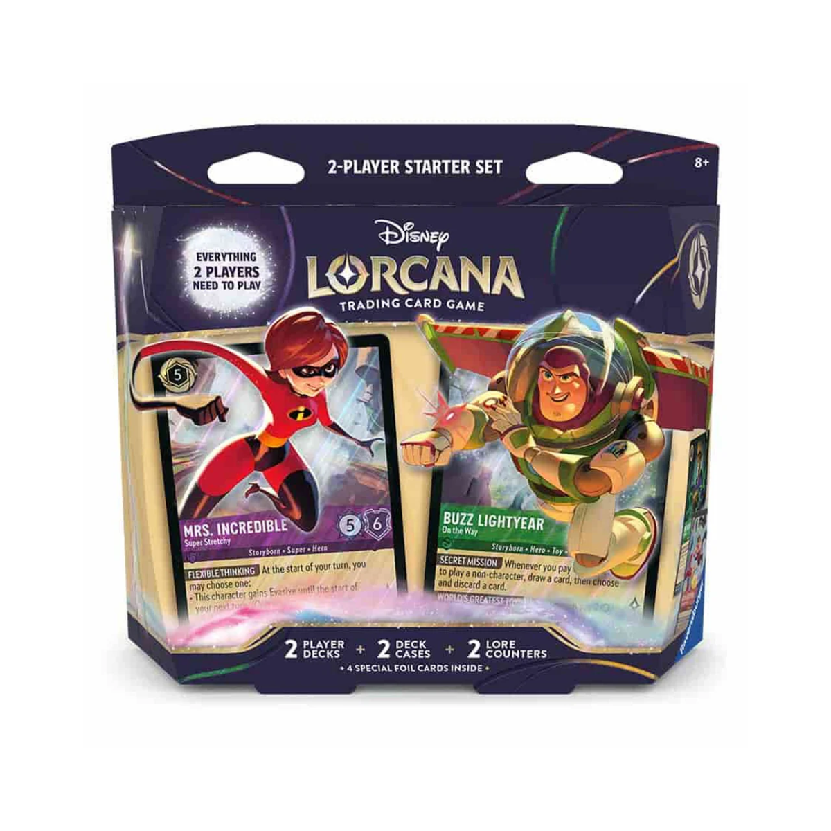 Disney Lorcana: 2-Player Deck Display - Elastigirl & Buzz Lightyear