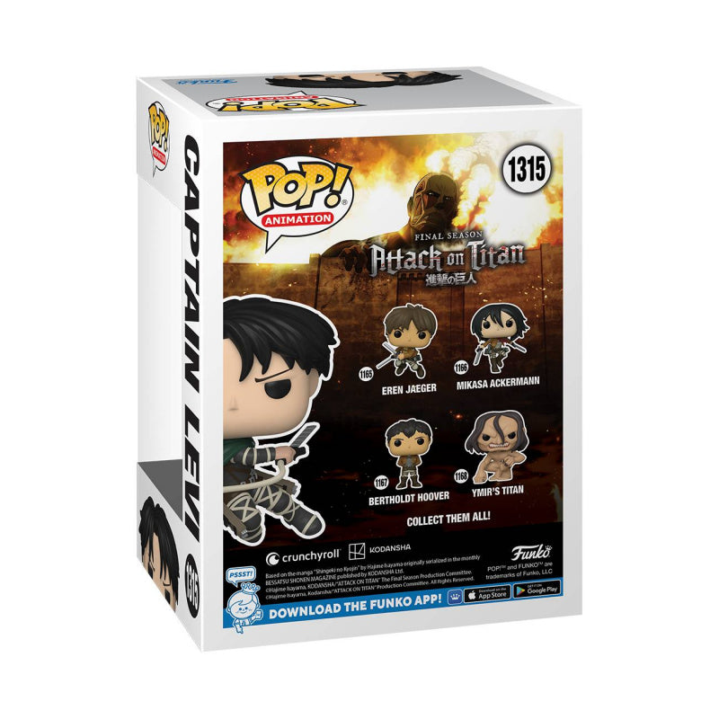 FUNKO POP! ANIMATION: Attack On Titan - Captain Levi (AAA Exclusive)