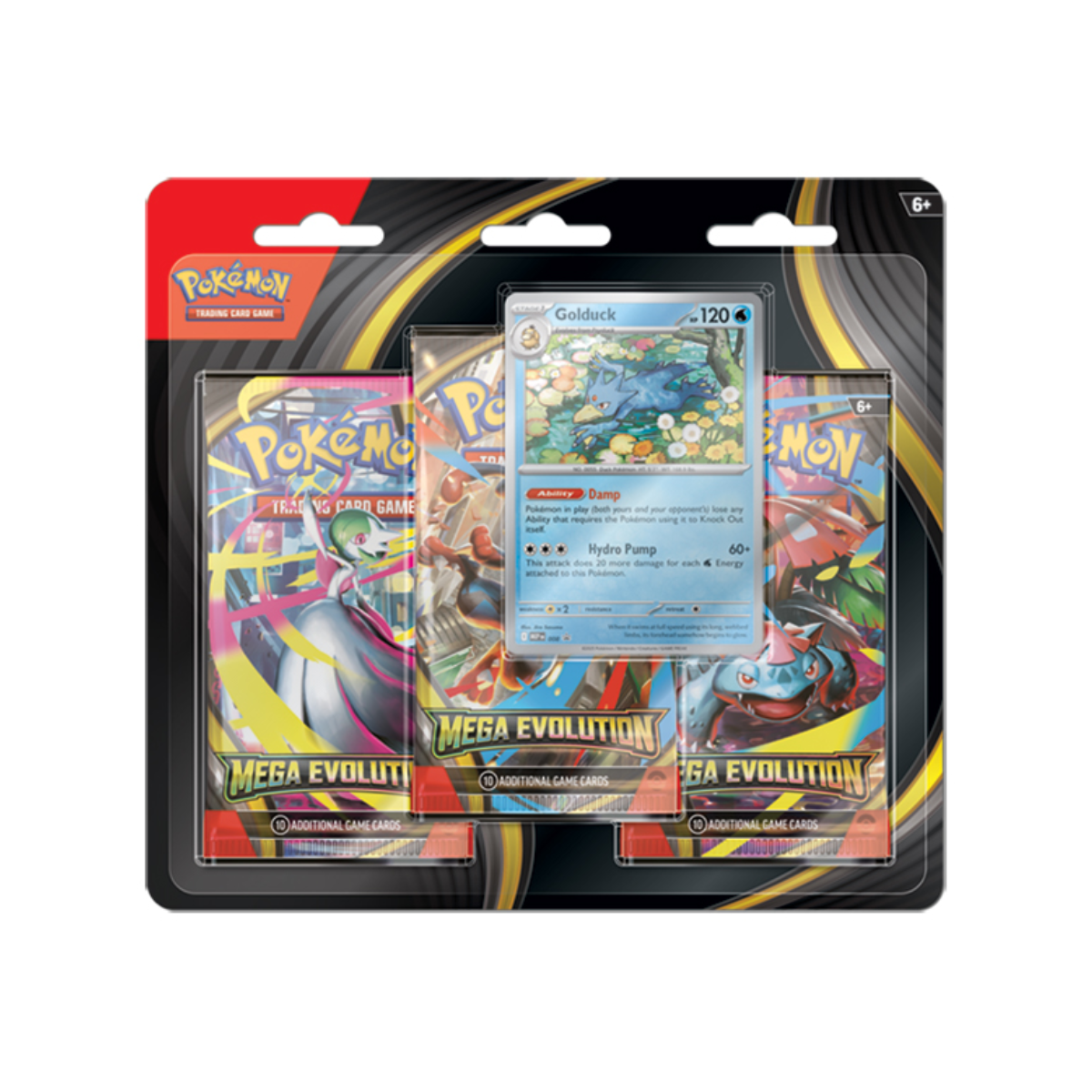 Pokemon TCG: Mega Evolution 01- 3-Booster Blister
