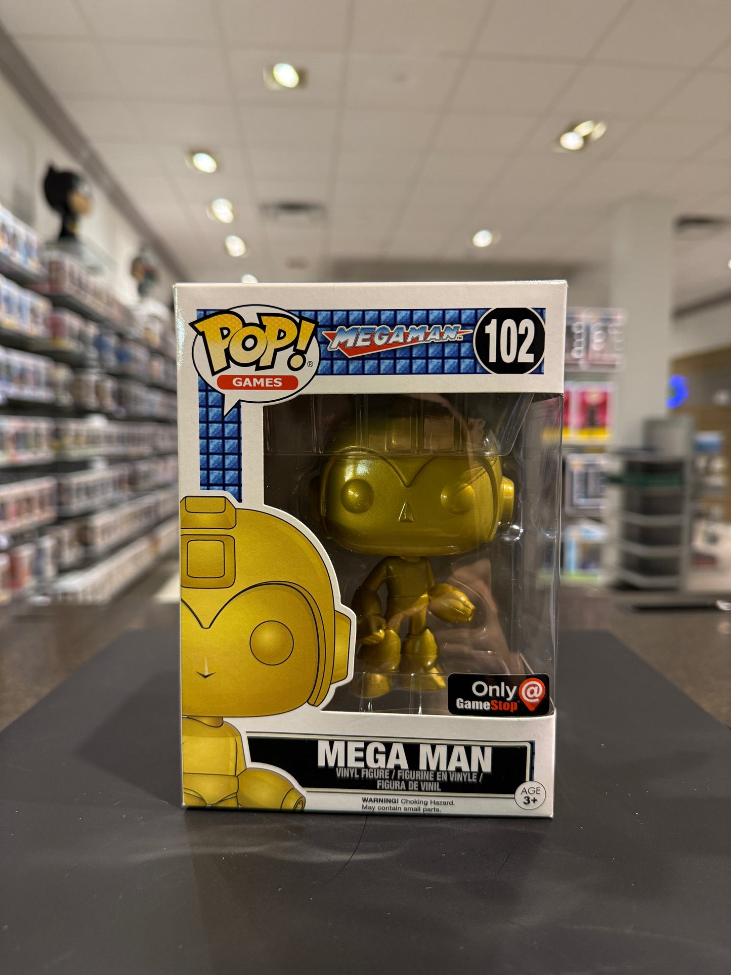 Funko Pop! Megaman - Mega Man Gold (Gamestop)