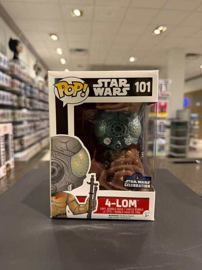Funko Pop! Star Wars - 4-Lom (Star Wars Celebration)