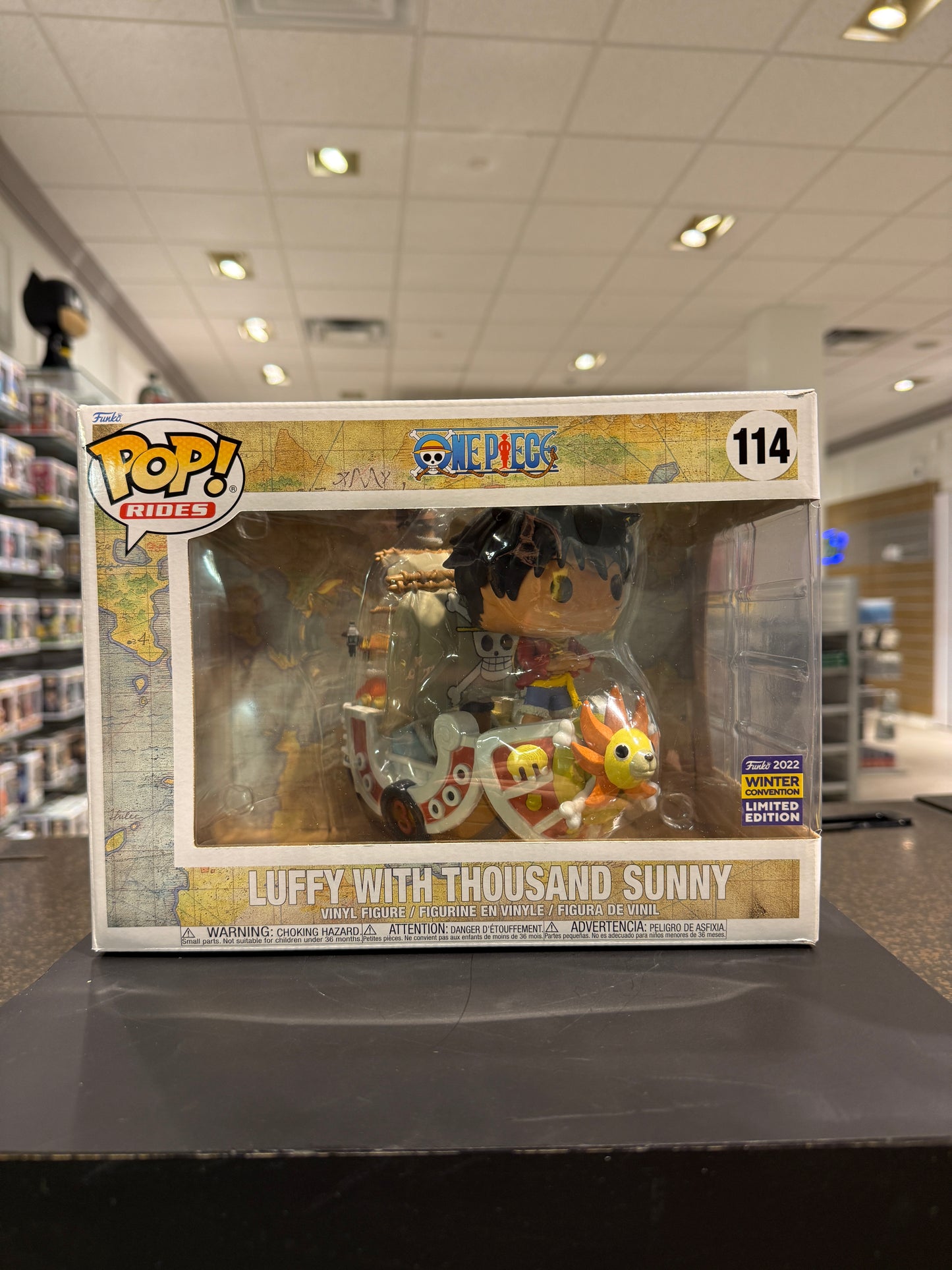 Funko Pop! One Piece - Luffy w/ Thousand Sunny (Wintercon)