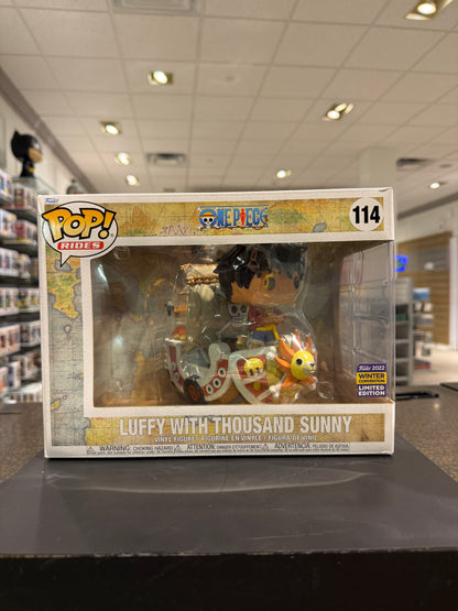Funko Pop! One Piece - Luffy w/ Thousand Sunny (Wintercon)