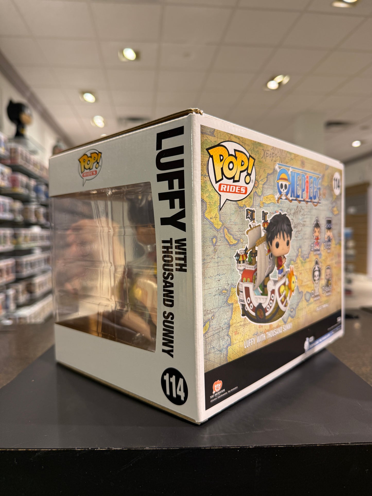 Funko Pop! One Piece - Luffy w/ Thousand Sunny (Wintercon)
