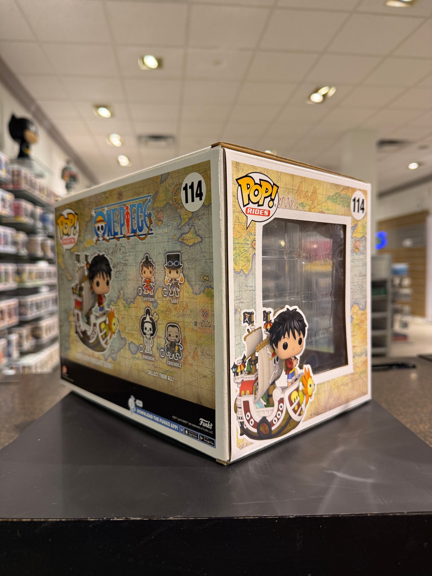Funko Pop! One Piece - Luffy w/ Thousand Sunny (Wintercon)