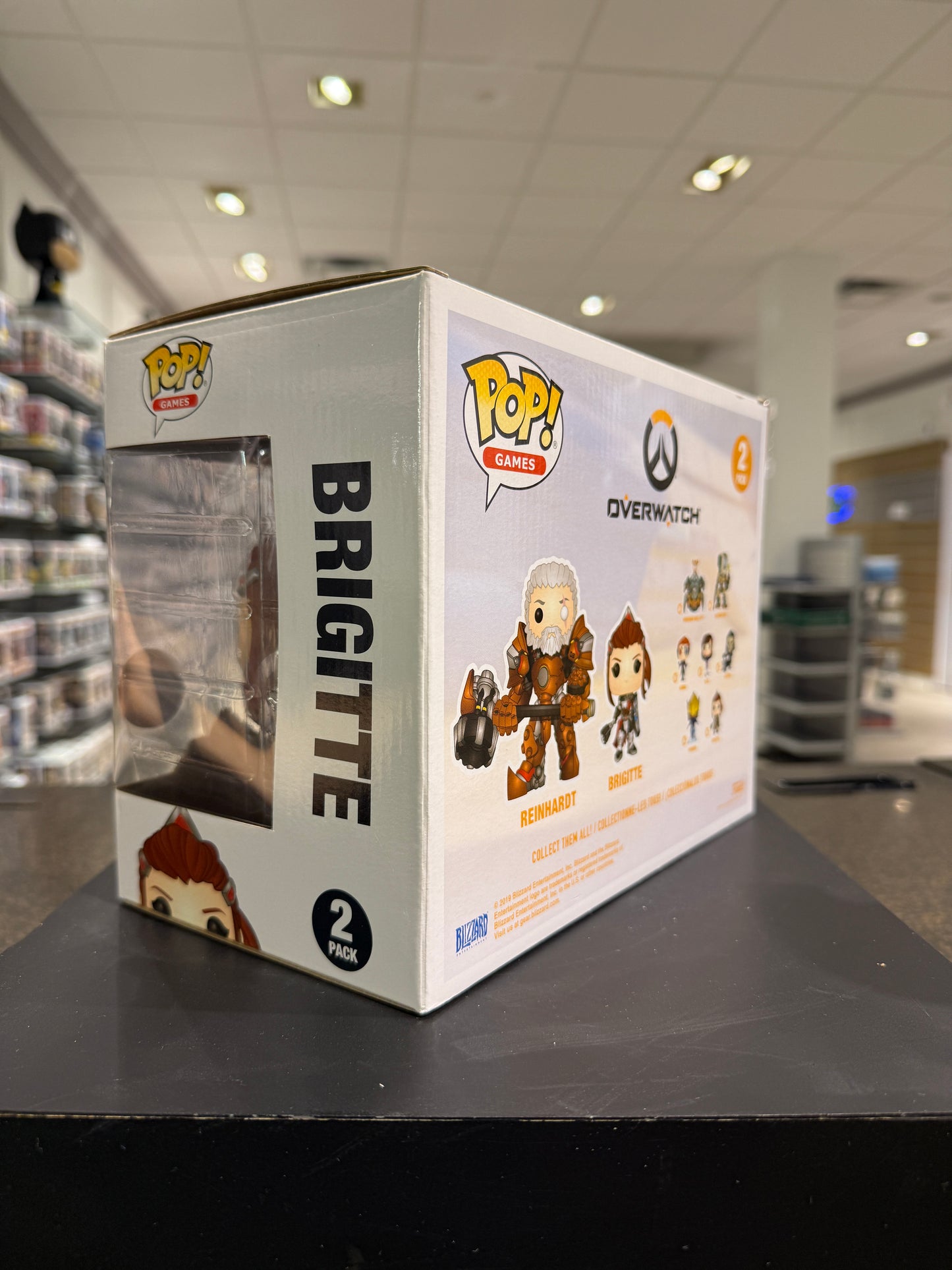 Funko Pop! Overwatch - Reinhardt and Brigitte (Blizzard) 2-Pack