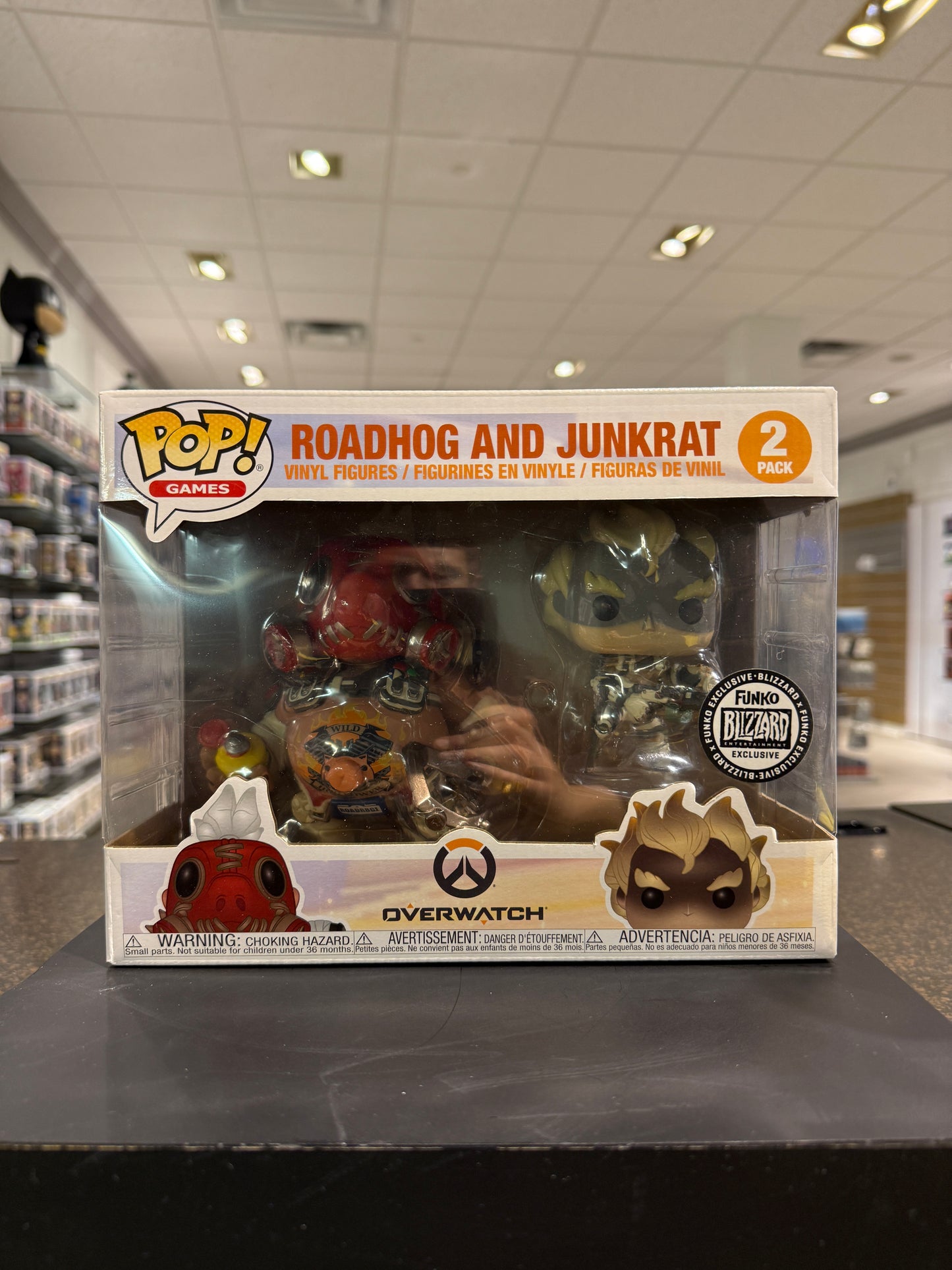 Funko Pop! Overwatch - Roadhog and Junkrat (Blizzard) 2-Pack