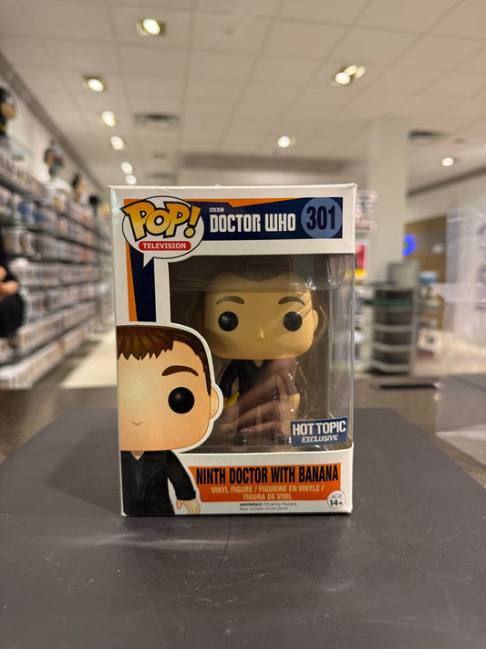 Funko Pop! Doctor Who - Ninth Doctor With Banana (Hot Topic)