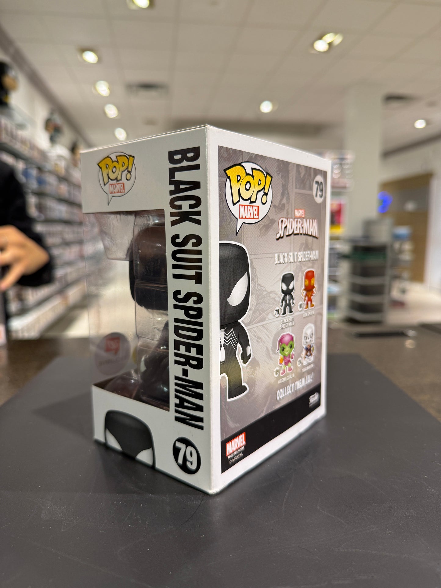 Funko Pop! Marvel - Black Suit Spiderman Glow (Walgreens)