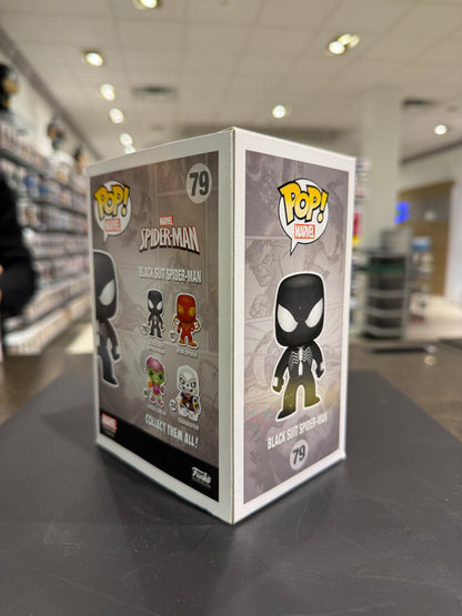 Funko Pop! Marvel - Black Suit Spiderman Glow (Walgreens)