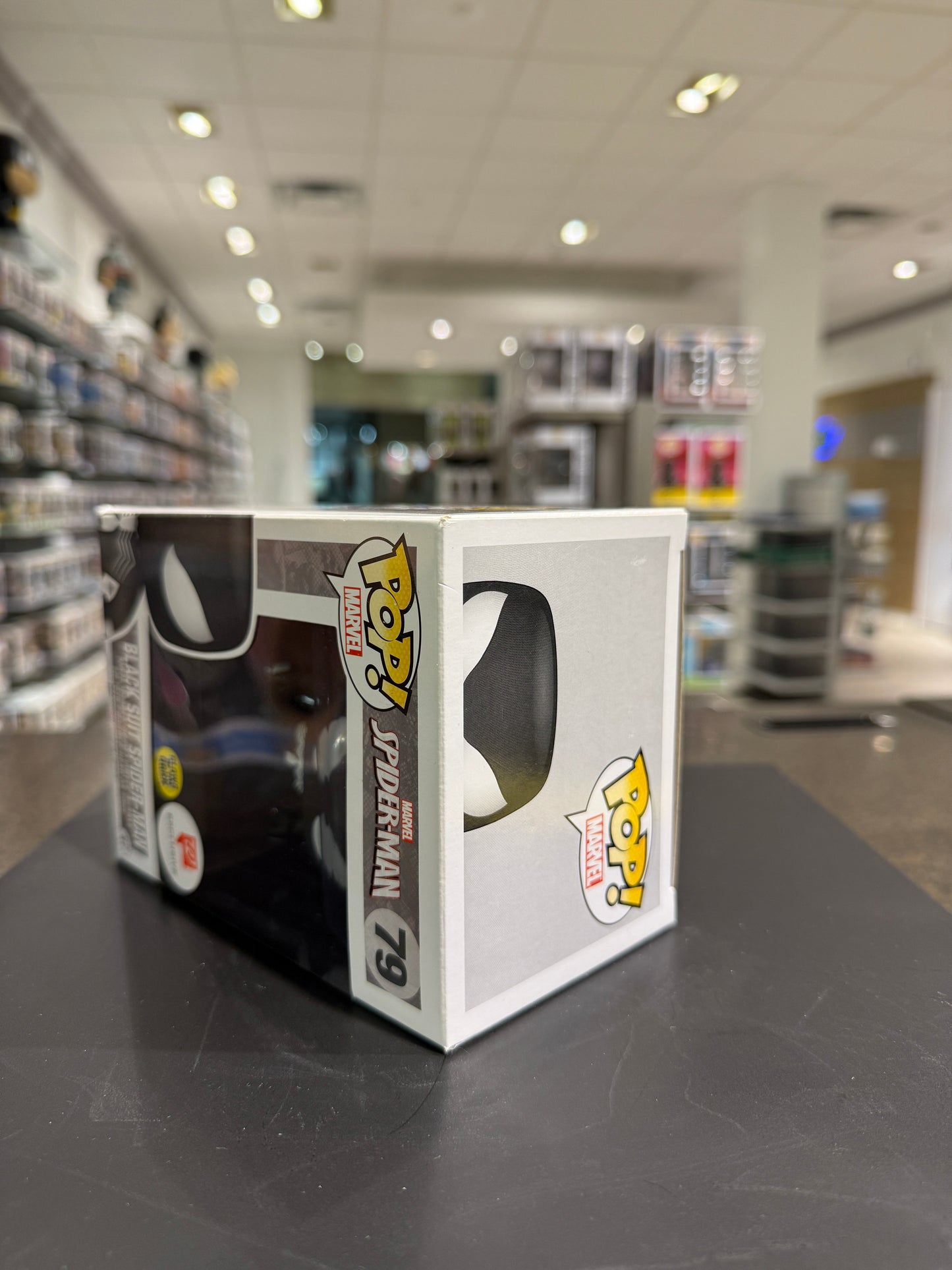 Funko Pop! Marvel - Black Suit Spiderman Glow (Walgreens)