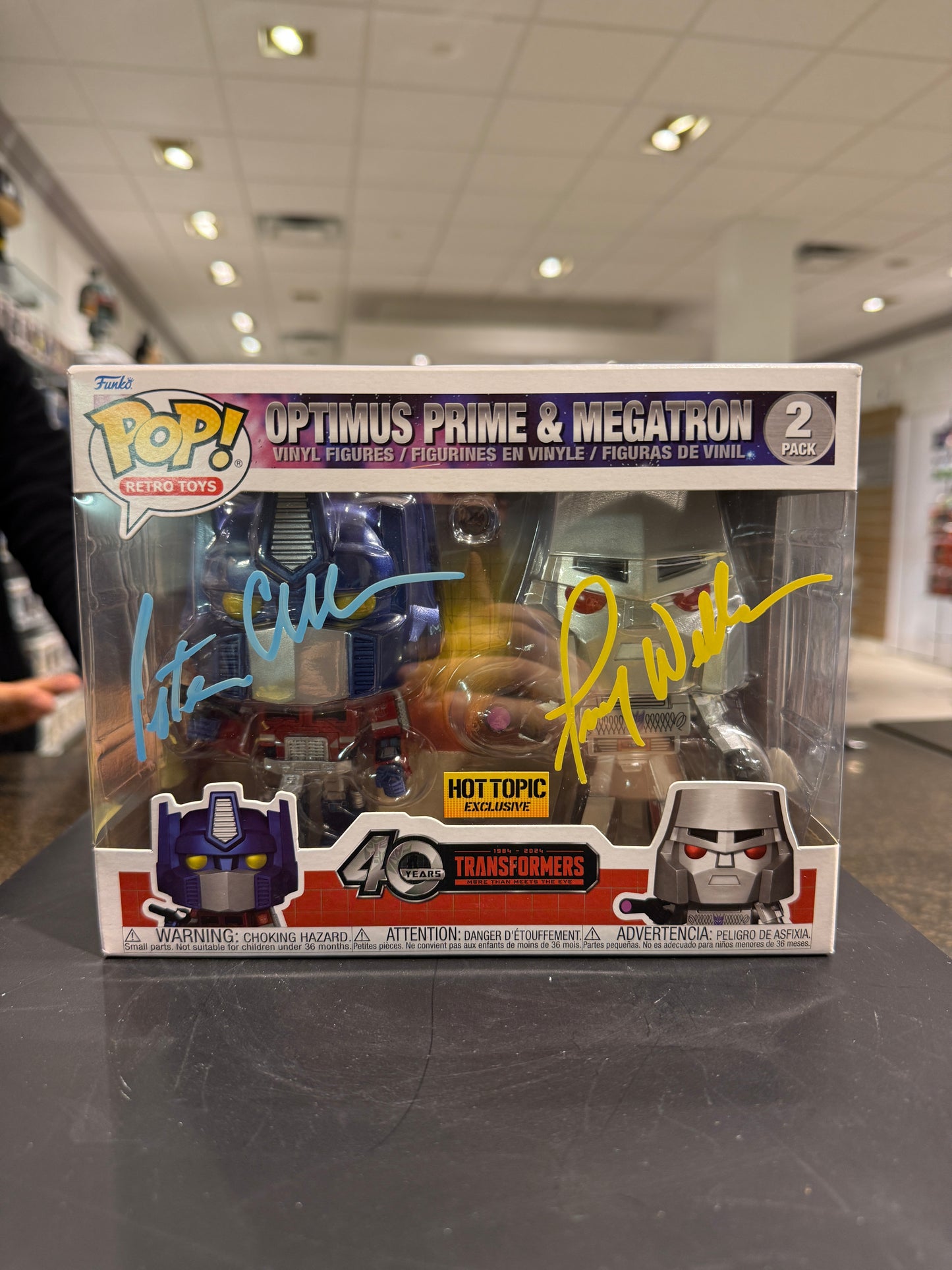 Funko Pop! Transformers - Optimus Prime & Megatron Signed 2 Pack (W/JSA)