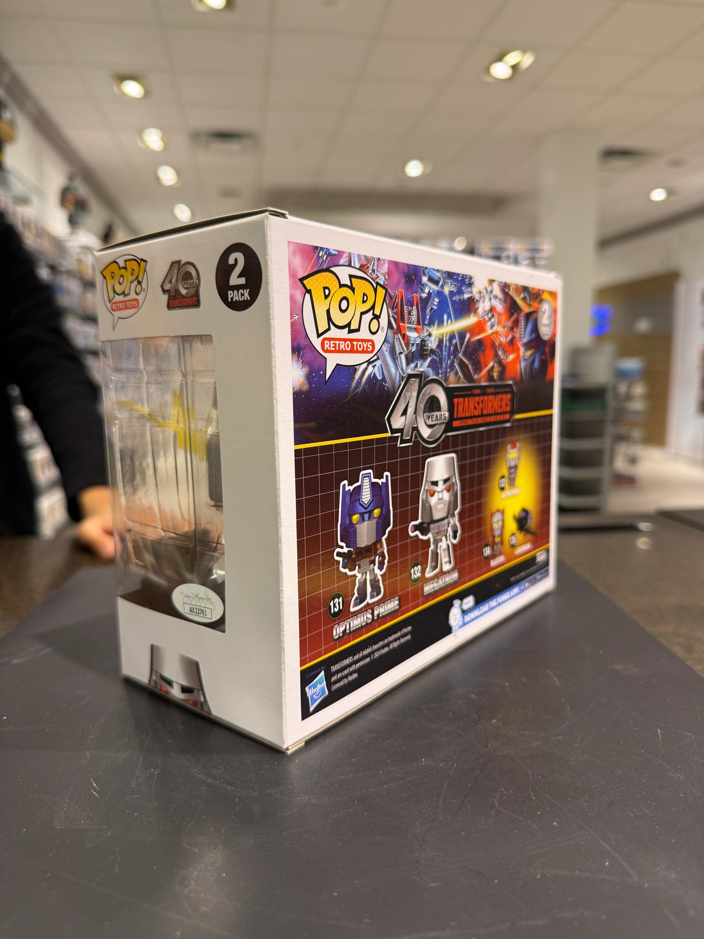 Funko Pop! Transformers - Optimus Prime & Megatron Signed 2 Pack (W/JSA)