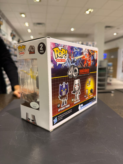 Funko Pop! Transformers - Optimus Prime & Megatron Signed 2 Pack (W/JSA)