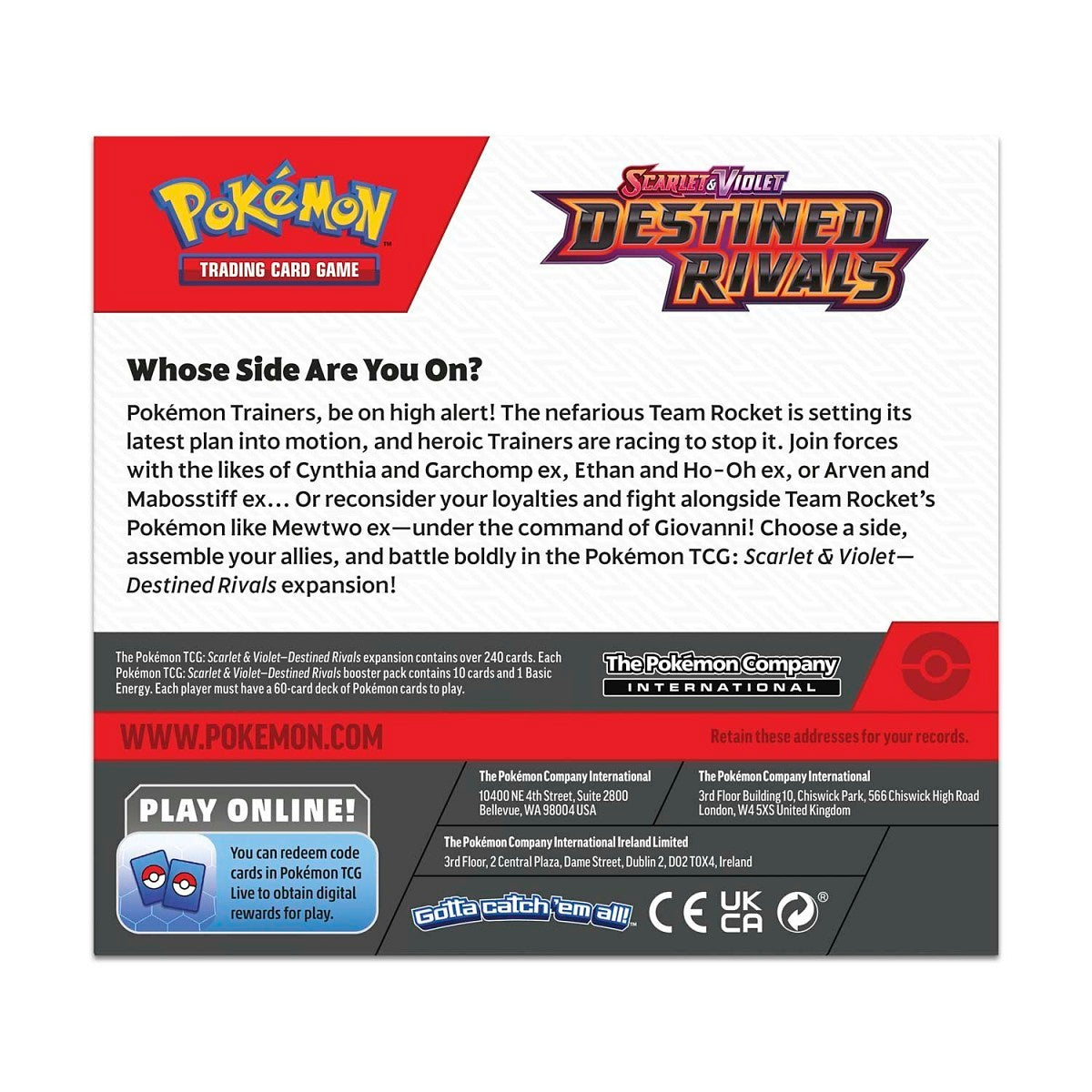 Pokemon TCG: Scarlet & Violet 10 Destined Rivals- Booster Display 36 Packs