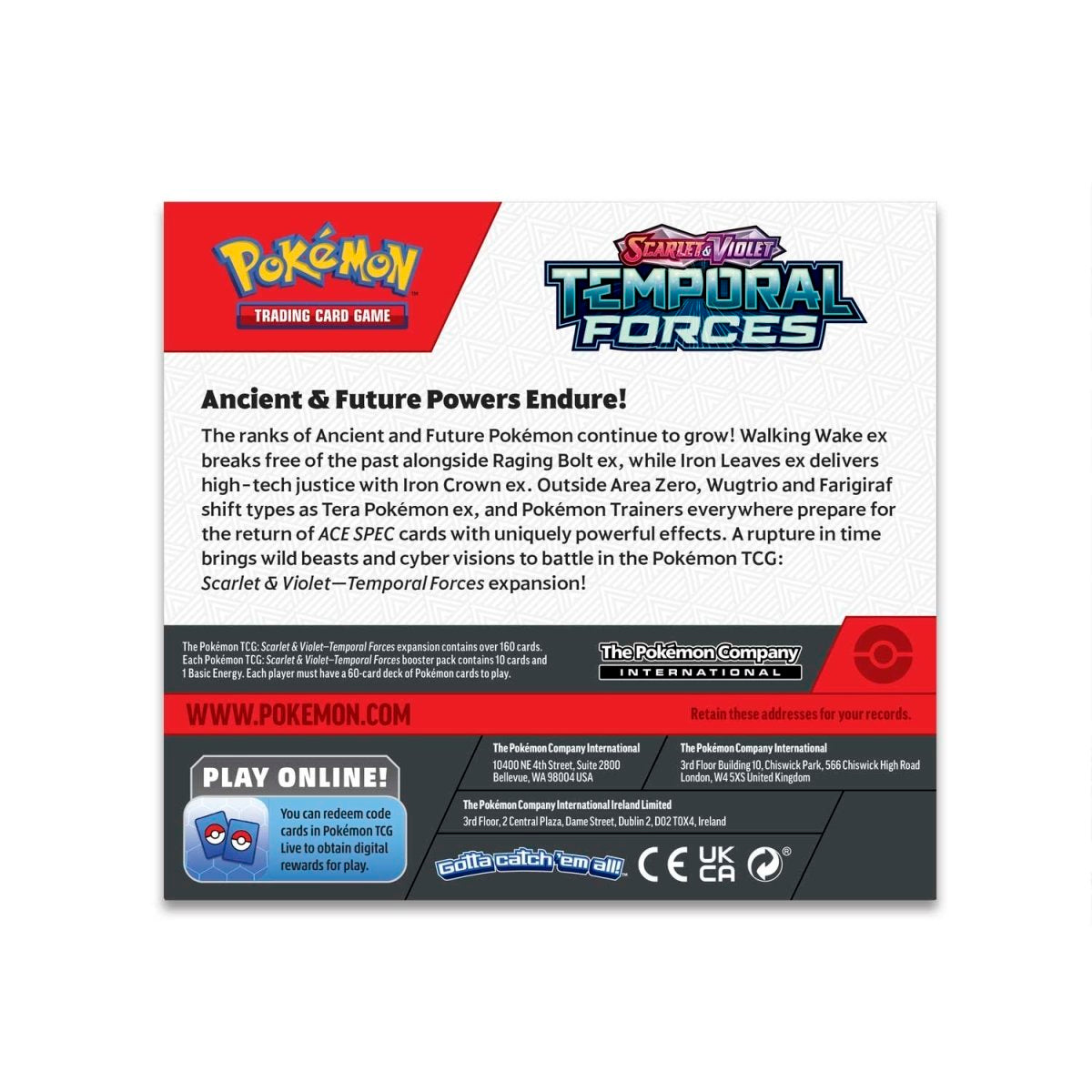 Pokemon TCG: Scarlet & Violet 05 Temporal Forces- Booster Display 36 Packs