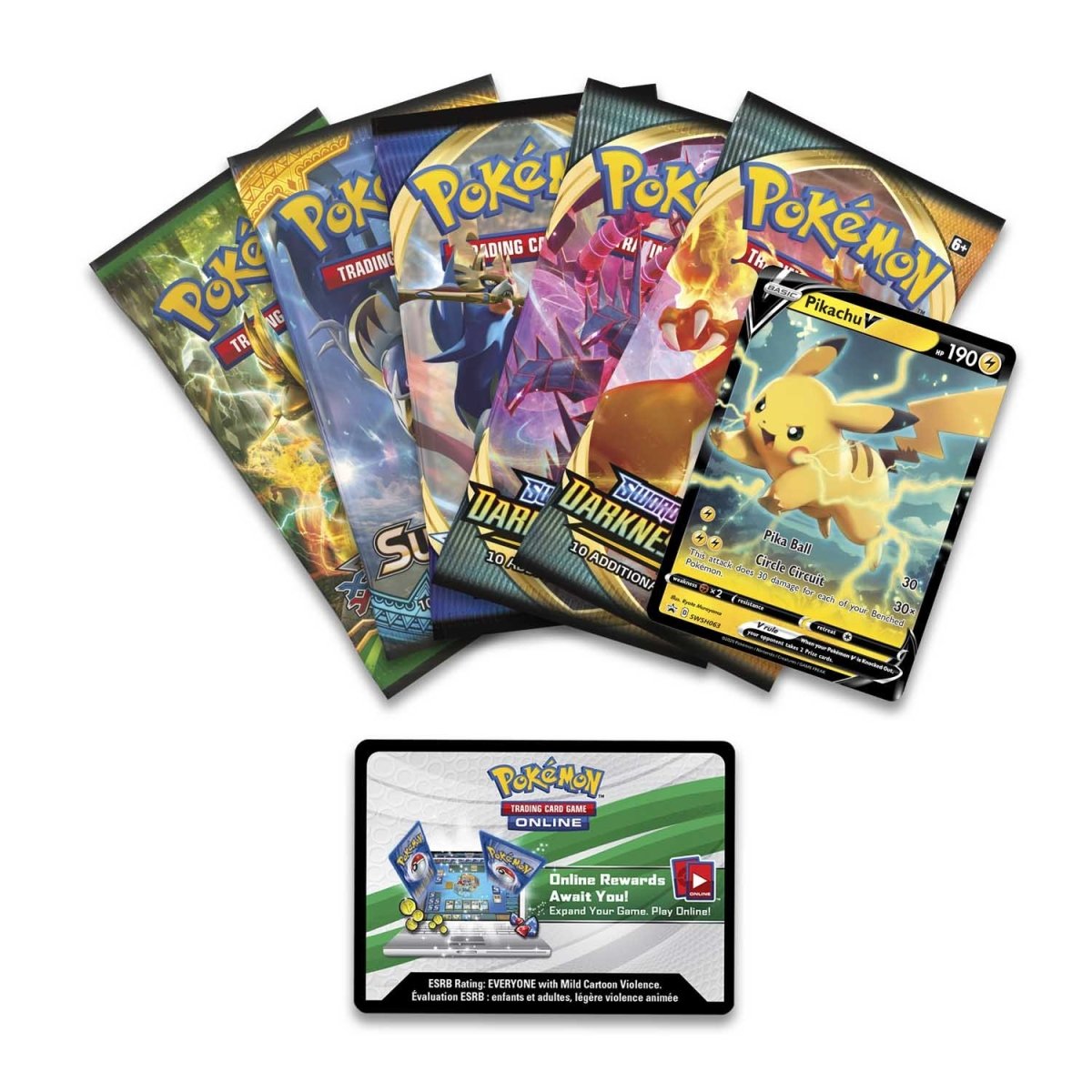pokemon tcg pikachu v booster box TCG: Powers Tin New Toy Cabal Pikachu is your loyal partner Pokmon TCG: V Powers Tin