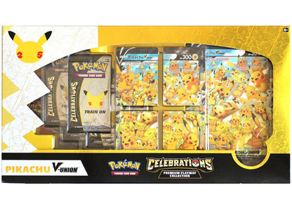 Pokémon TCG: Celebrations - Pikachu V-Union Premium Playmat Collection