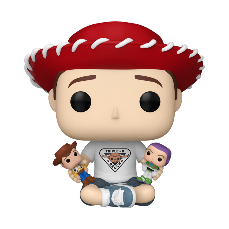 Funko Pop! Disney - Toy Story 30th Anniversary - Andy with Buzz Lightyear and Woody