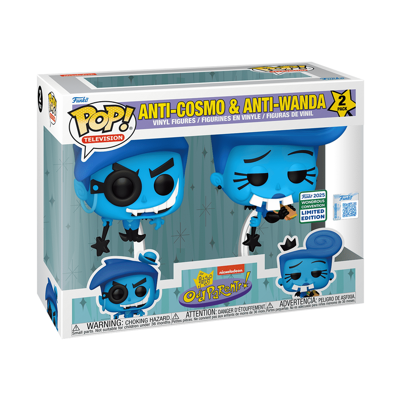Funko Pop! The Fairly OddParents - Anti-Cosmo & Anti-Wanda (Wondrous Convention)